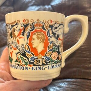 King Edward‎ VIII 1937 Coronation Mug with Royal Crest